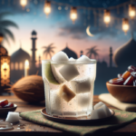 alt_text: Tips buka puasa sehat dengan air kelapa segar, kaya manfaat untuk tubuh.