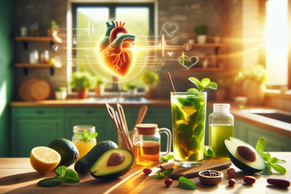 alt_text: Minuman pagi ampuh turunkan kolesterol LDL, solusi alami jaga kesehatan jantung.