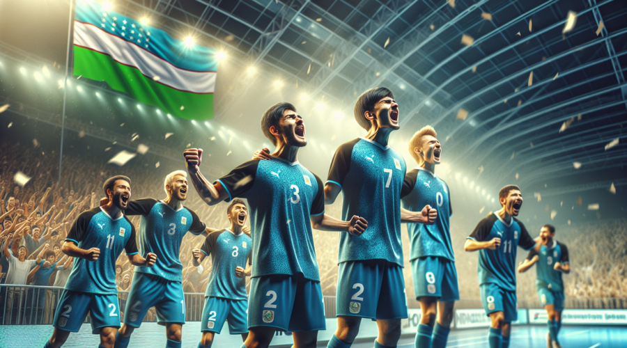 alt_text: Perempat final Piala Asia 2026: Aksi memukau pemain futsal dalam pertandingan sengit.