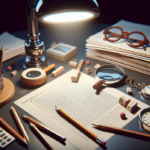 alt_text: Poster tes mata untuk menguji ketajaman penglihatan dengan berbagai detail dan pola.