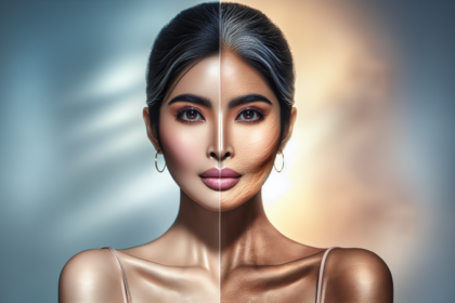 alt_text: Infografis tentang 16 tanda wajah kekurangan kolagen yang sering diabaikan.