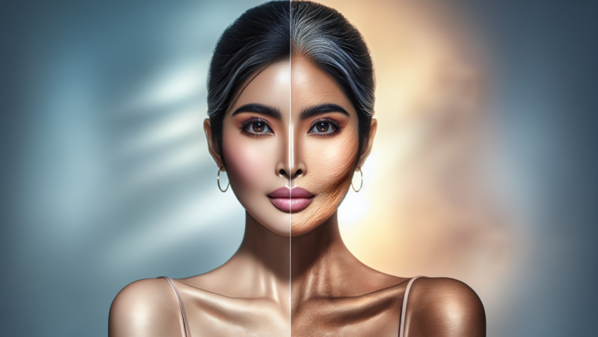 alt_text: Infografis tentang 16 tanda wajah kekurangan kolagen yang sering diabaikan.