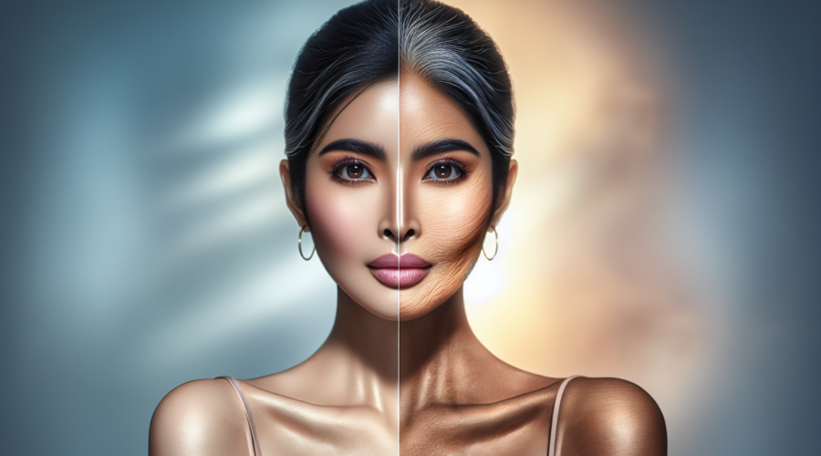 alt_text: Infografis tentang 16 tanda wajah kekurangan kolagen yang sering diabaikan.