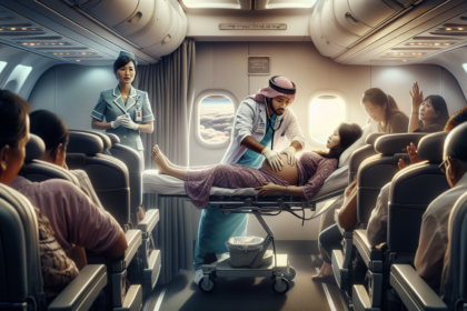 alt_text: Perawat Jember menyelamatkan penumpang di kabin Saudia Airlines. Aksi heroik dan cepat tanggap.