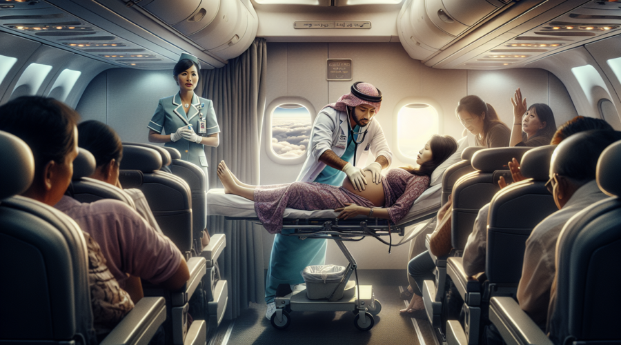 alt_text: Perawat Jember menyelamatkan penumpang di kabin Saudia Airlines. Aksi heroik dan cepat tanggap.