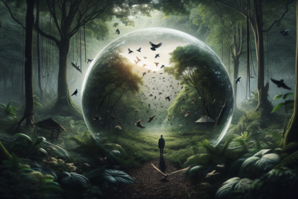 "alt_text": "Kota padat dengan gedung tinggi, pohon dianggap mengganggu dan dihindari penduduk."