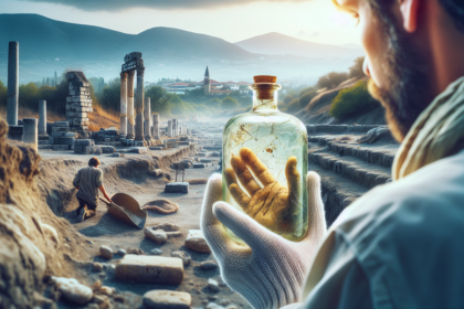 alt_text: Botol obat kuno dari Turki ungkap praktik medis era Romawi.