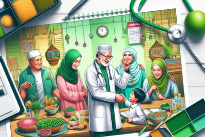 alt_text: Orang berkumpul sehat ceria setelah Lebaran, energi penuh untuk silaturahmi.