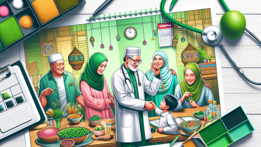 alt_text: Orang berkumpul sehat ceria setelah Lebaran, energi penuh untuk silaturahmi.