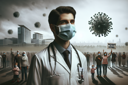 alt_text: Diskusi mengenai hoaks campak dan tantangan dari gerakan antivaksin.