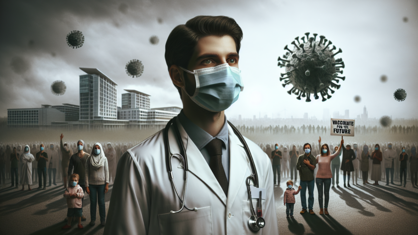 alt_text: Diskusi mengenai hoaks campak dan tantangan dari gerakan antivaksin.