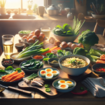 alt_text: "Cara sehat sahur dengan mi instan: tambah sayur, telur, dan protein lainnya untuk nutrisi."