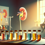 alt_text: Infografis ciri urine anak dengan kanker ginjal: darah, bau menyengat, dan warna gelap.