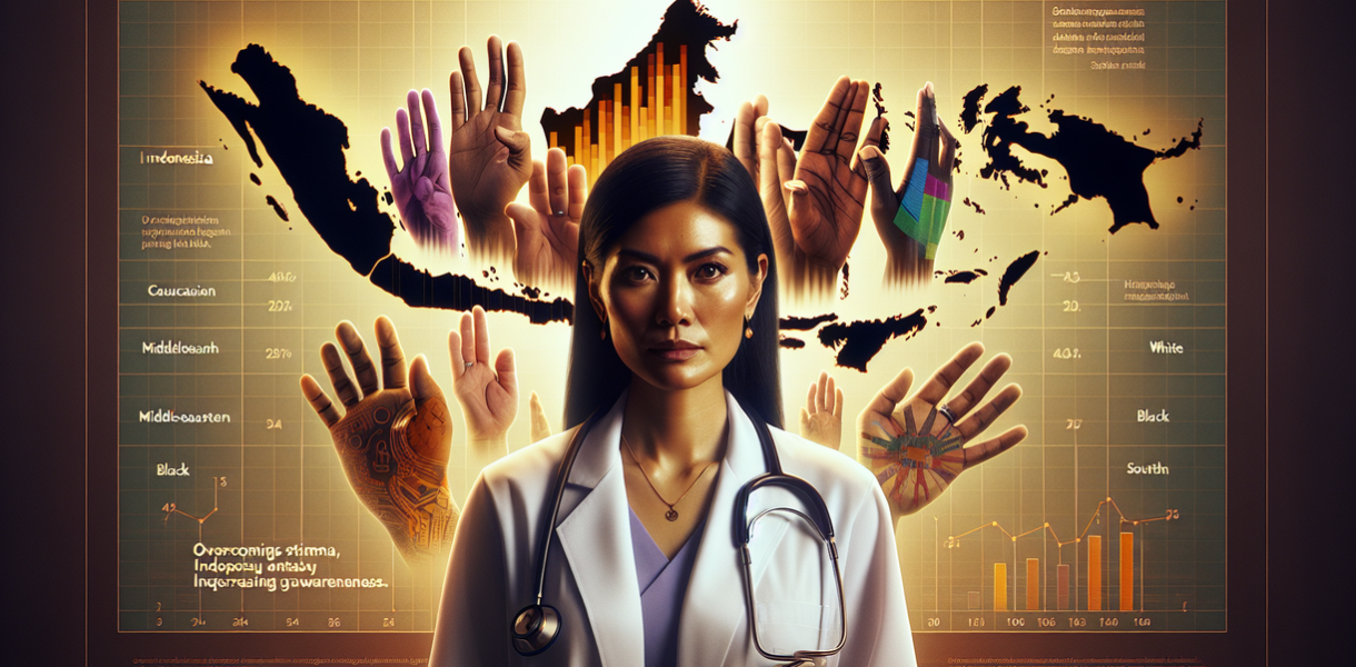 alt_text: "Poster pengobatan kusta; mengatasi stigma lebih penting dari penyakitnya."