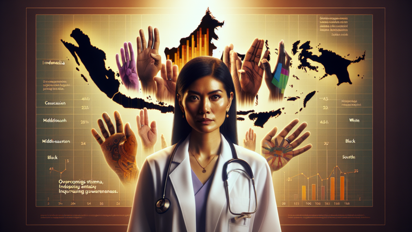 alt_text: "Poster pengobatan kusta; mengatasi stigma lebih penting dari penyakitnya."