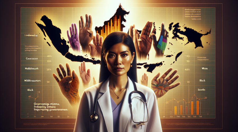 alt_text: "Poster pengobatan kusta; mengatasi stigma lebih penting dari penyakitnya."