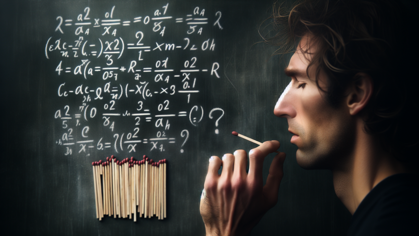 alt_text: Sebuah tes logika dengan trik korek api yang menantang kecerdasan.