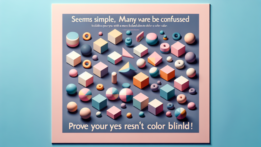 alt_text: "Gambar tes mata buta warna dengan pola acak, ajak cari benda tersembunyi."