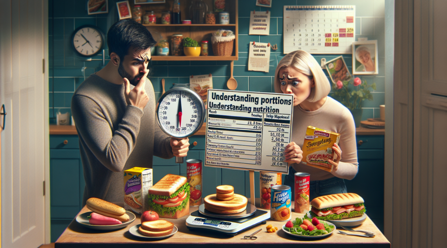 alt_text: Panduan membedakan informasi nutrisi per sajian dan per kemasan pada label makanan.