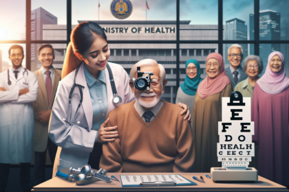 alt_text: CKG perluas program skrining katarak, membantu menyelamatkan penglihatan masyarakat.