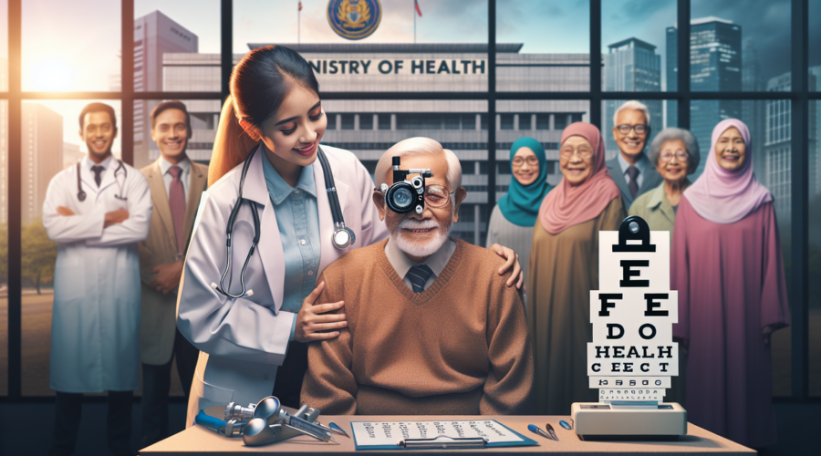 alt_text: CKG perluas program skrining katarak, membantu menyelamatkan penglihatan masyarakat.