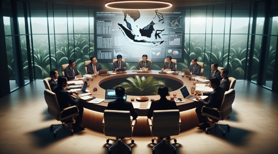 **alt_text:** Dialog bisnis di tepi sungai, fokus pada kebijakan pajak air dan dampaknya.