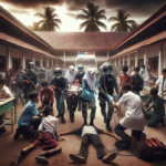 alt_text: Dugaan keracunan massal di Anambas akibat MBG, warga terlihat mendapatkan perawatan medis.