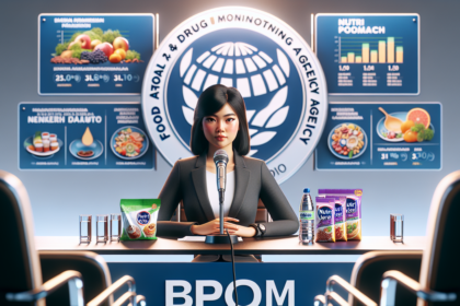 alt_text: Label Nutri Level pada minuman manis menunjukkan kandungan gizi dan tingkat kesehatan.