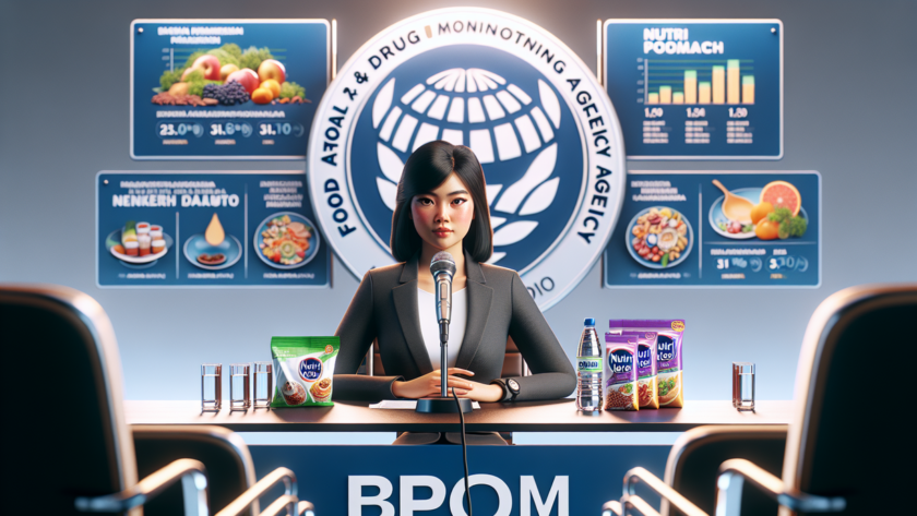 alt_text: Label Nutri Level pada minuman manis menunjukkan kandungan gizi dan tingkat kesehatan.