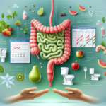 alt_text: Layar menampilkan analisis AI untuk kesehatan pencernaan berdasarkan data BAB.