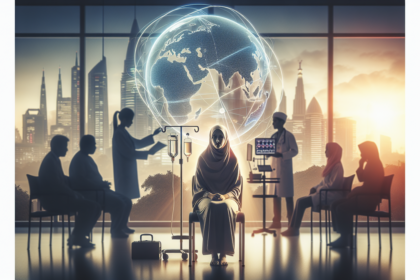 alt_text: Pasien di ruang tunggu rumah sakit, menunggu layanan kanker yang terlambat tersedia.