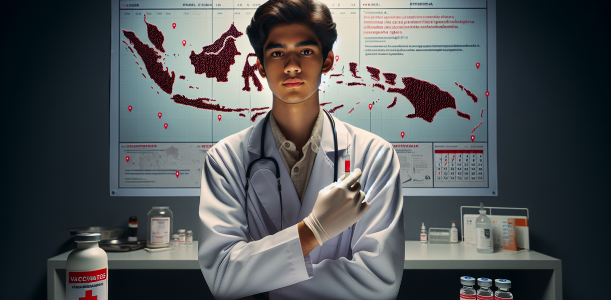 alt_text: Dokter muda menjalani vaksinasi campak rubella sebagai persyaratan wajib profesi.