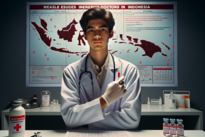 alt_text: Dokter muda menjalani vaksinasi campak rubella sebagai persyaratan wajib profesi.