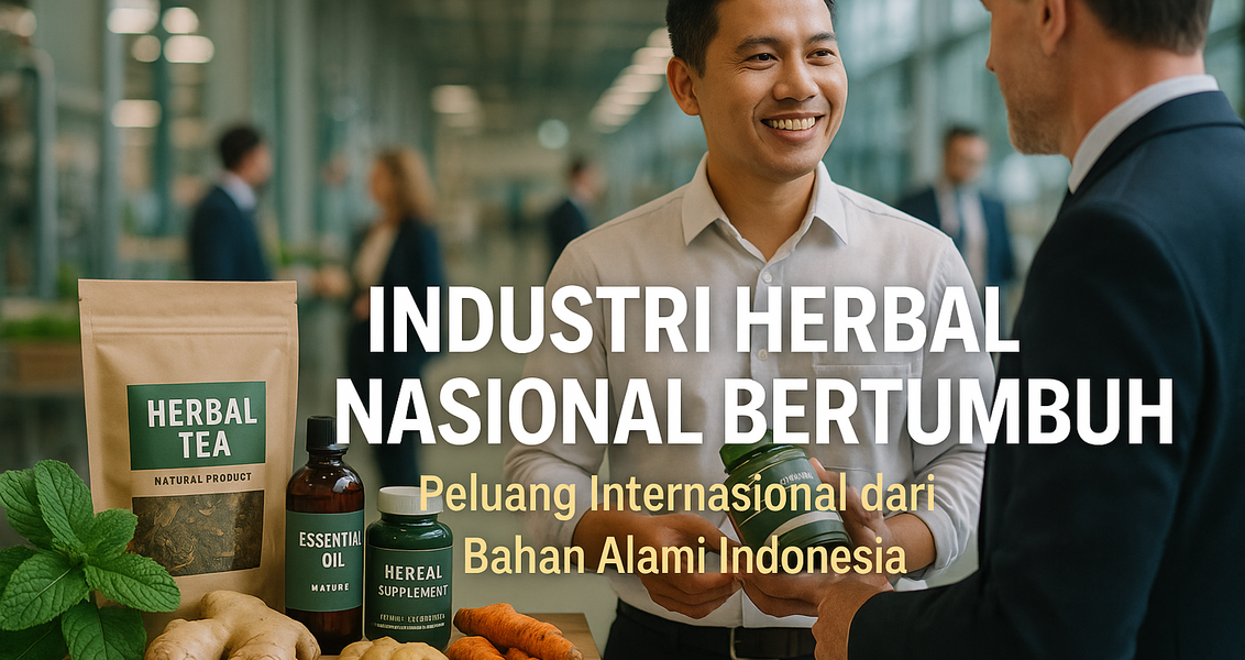 Ekspor herbal Indonesia terkenal secara global, menarik perhatian pasar internasional.