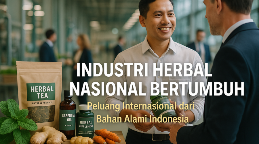 Ekspor herbal Indonesia terkenal secara global, menarik perhatian pasar internasional.