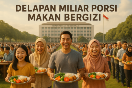 alt_text: "Promosi makanan bergizi gratis memicu perubahan di meja makan Indonesia."