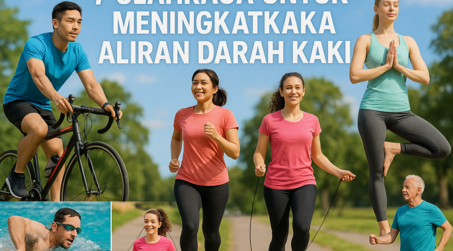 "alt_text": "Infografis 7 olahraga terbaik untuk melancarkan aliran darah di kaki."