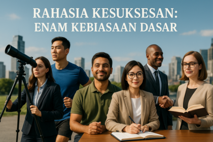 alt_text: "Enam kebiasaan harian orang sukses untuk menjaga konsistensi dan produktivitas."