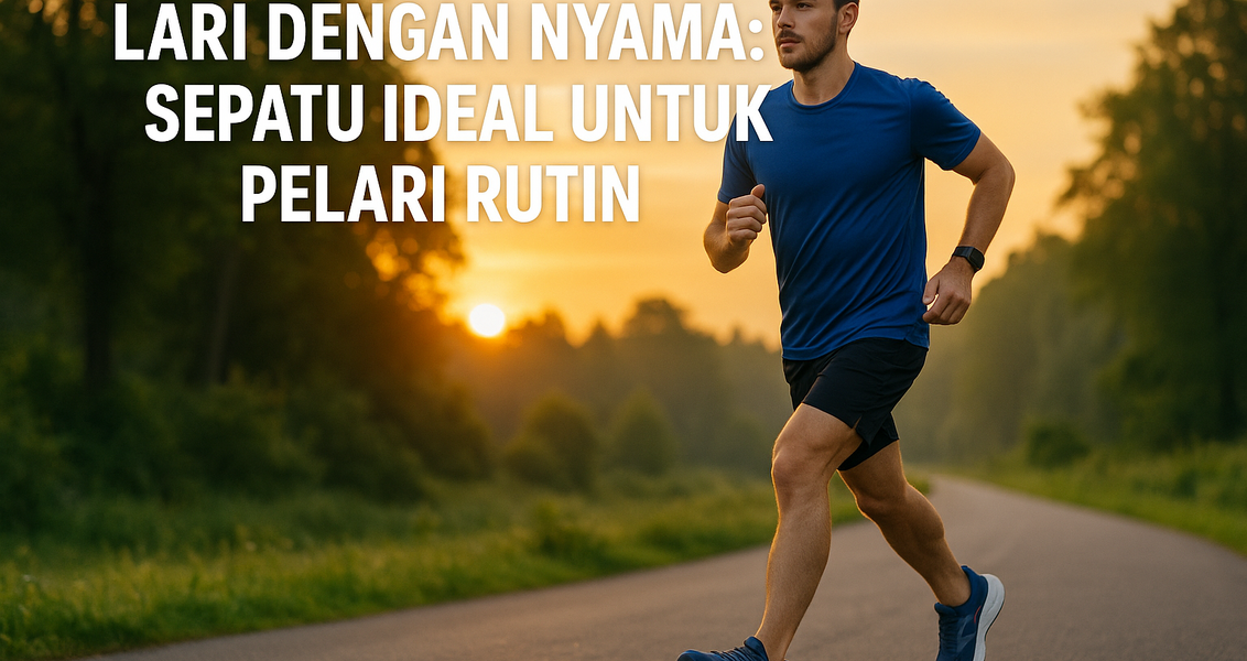5 sepatu lari lokal yang empuk untuk kenyamanan berlari setiap hari.