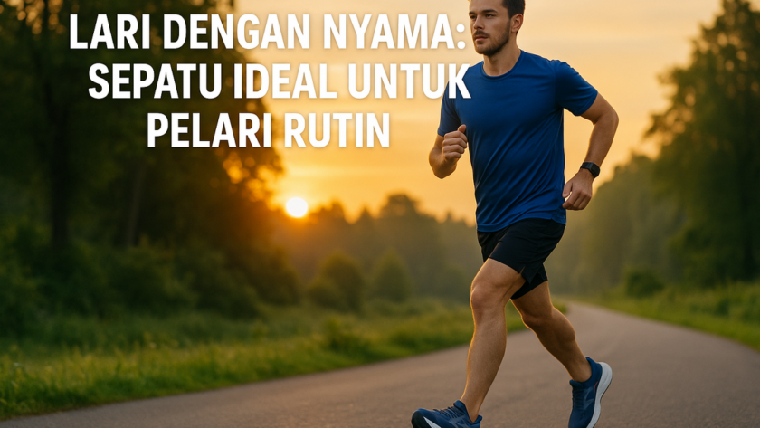 5 sepatu lari lokal yang empuk untuk kenyamanan berlari setiap hari.