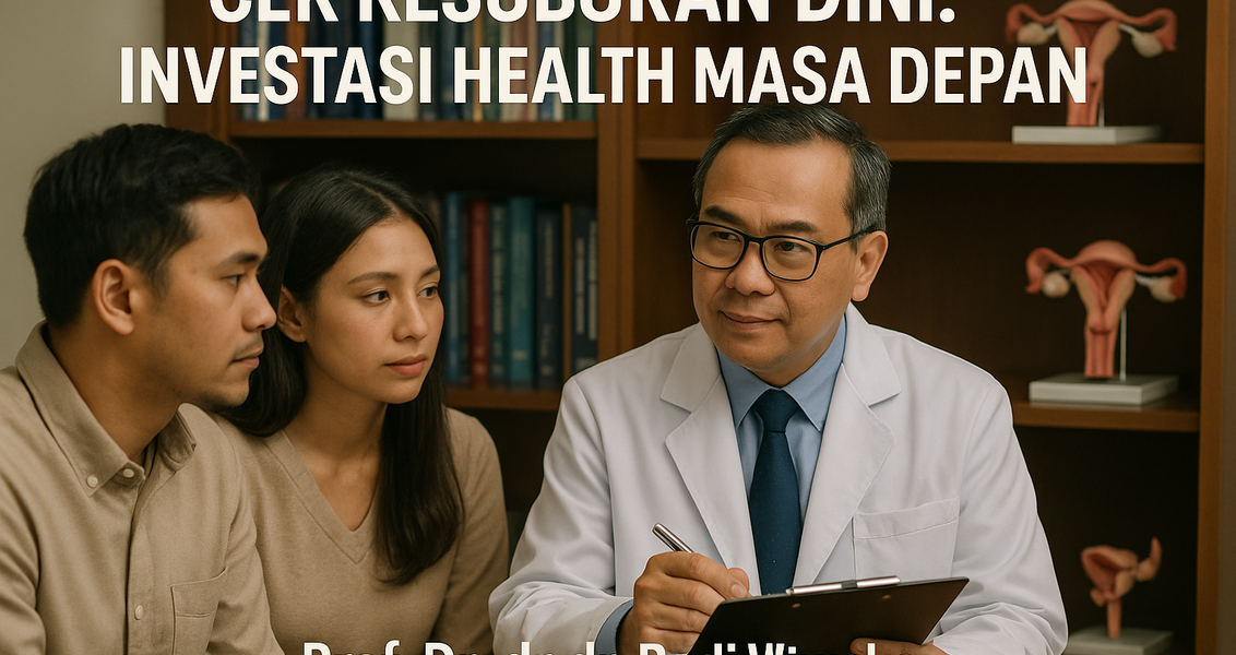 "Cek Kesuburan Dini: Langkah Awal Sehat dan Investasi Kesehatan Jangka Panjang."
