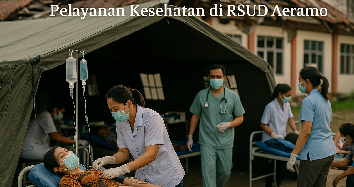 RSUD Aeramo Nagekeo berjaga waspada, tetap beroperasi meski gempa mengguncang.