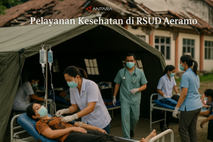 RSUD Aeramo Nagekeo berjaga waspada, tetap beroperasi meski gempa mengguncang.