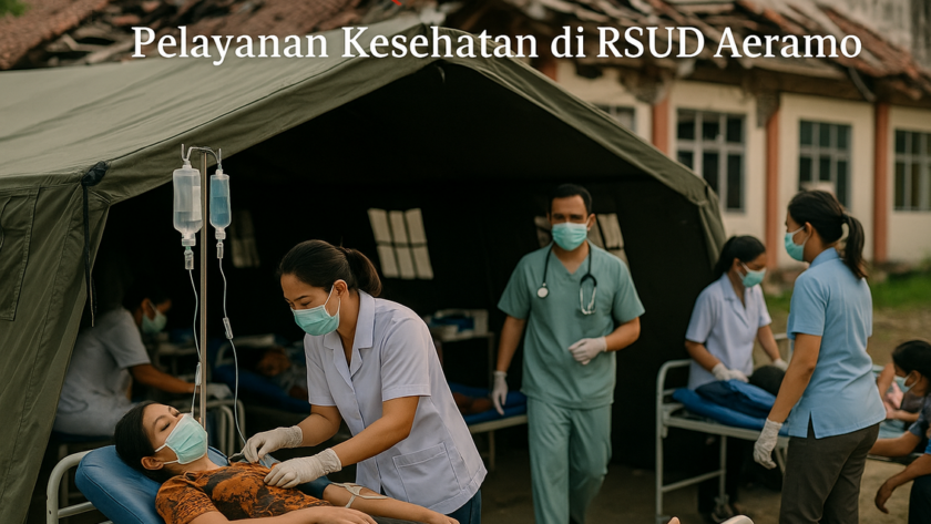 RSUD Aeramo Nagekeo berjaga waspada, tetap beroperasi meski gempa mengguncang.