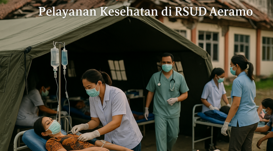 RSUD Aeramo Nagekeo berjaga waspada, tetap beroperasi meski gempa mengguncang.