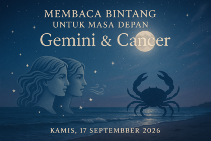 Gemini & Cancer 17 Sep 2026: Gemini dapat kejutan, Cancer fokus pada kesehatan.