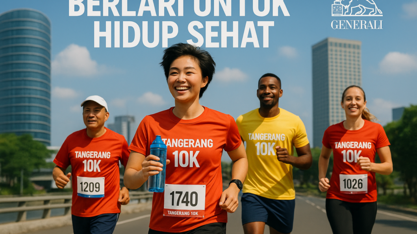 Rona Sehat 10K di Tangerang: Lomba lari untuk kesehatan dan hidup berkualitas, lengkap dengan proteksi.