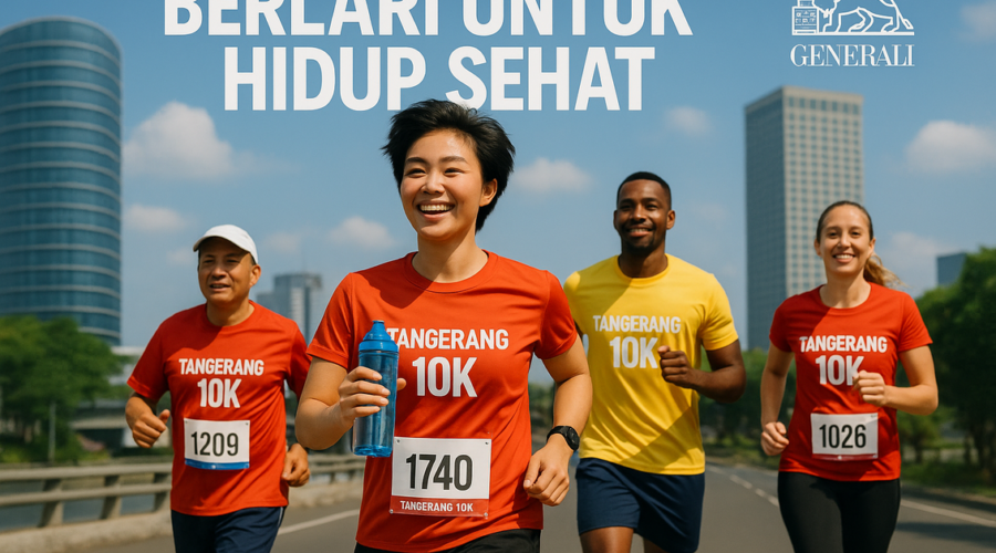 Rona Sehat 10K di Tangerang: Lomba lari untuk kesehatan dan hidup berkualitas, lengkap dengan proteksi.