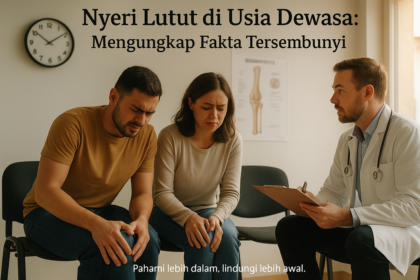 "Lindungi lutut sejak dini. Tips kesehatan untuk usia 30-an agar tetap aktif!"