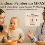 MPASI 4 Bulan: Bisa dimulai, namun konsultasikan dengan dokter sesuai kebutuhan bayi.
